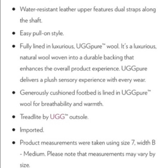 UGG Sutter Toast Leather Fur Boots Womens Sz 6 - Picture 8 of 8